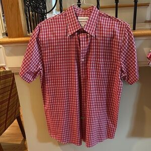 Saddlebred Red and White Checkered Men's Shirt